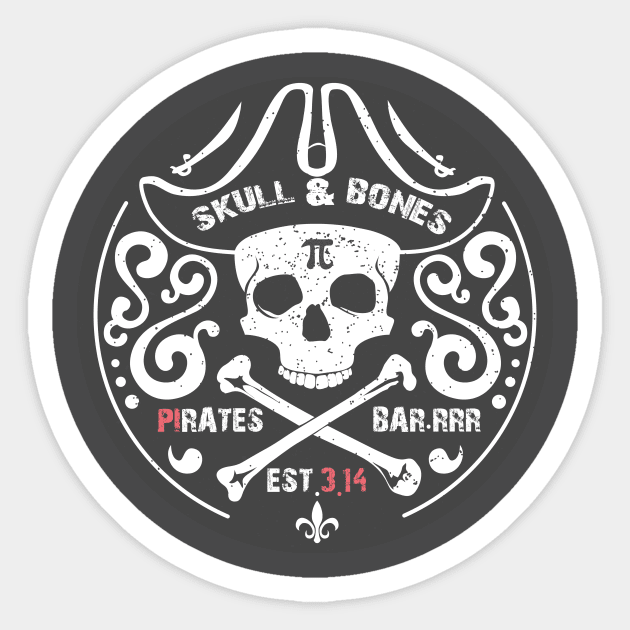 pi-rate Sticker by b34poison